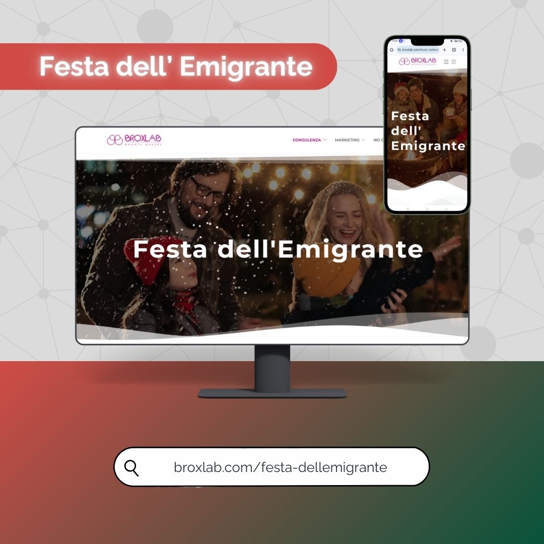 Festa dell'Emigrante_Maschito_landing page Broxlab_Tiziano Mancusi Web Designer Basilicata