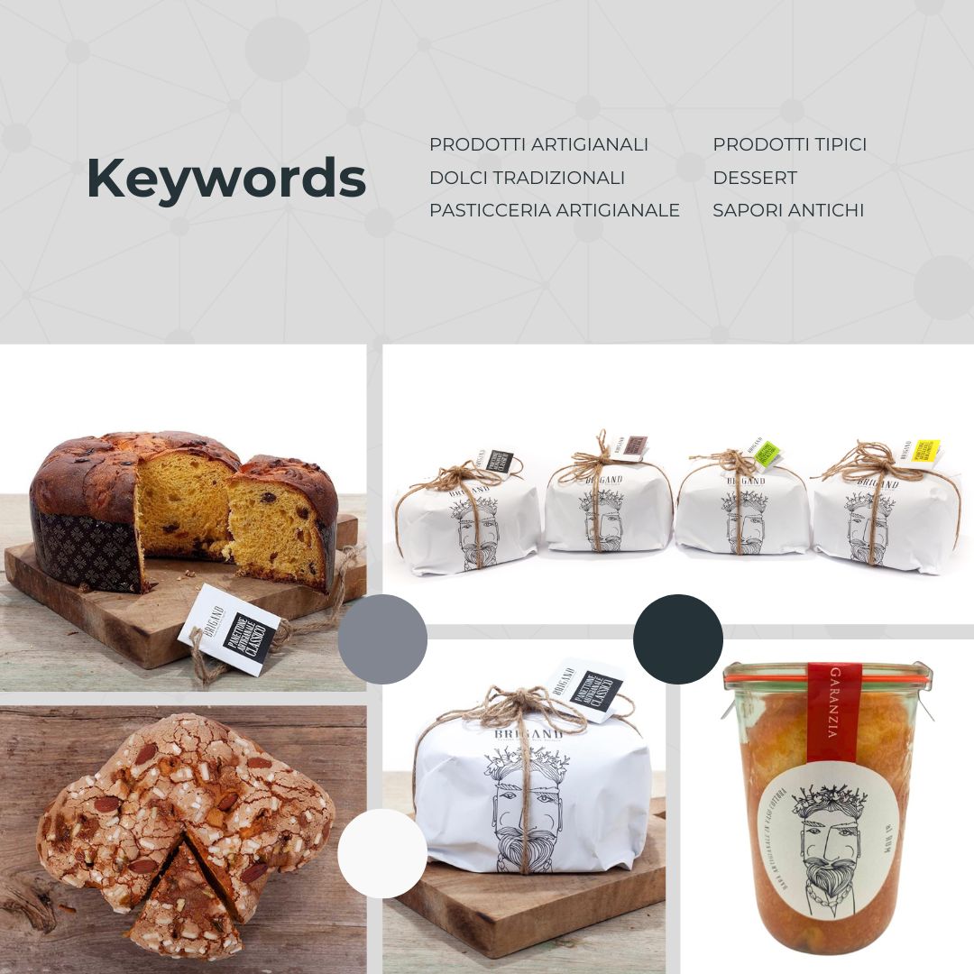 Parole chiave sito web ecommerce Brigand