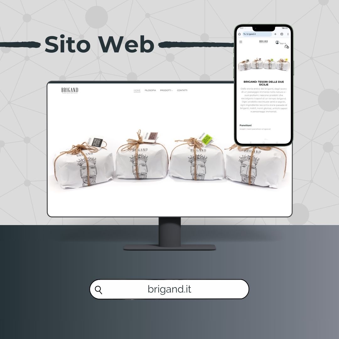Sito web ecommerce brigand.it