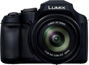 Panasonic Lumix DC-FZ82DE-K Fotocamera Bridge con Obiettivo 20-1200 mm F2.8-5.9, 18.1MP, Video e Foto 4K, Mirino Live View OLED, Touch Screen LCD, USB-C, Nero
